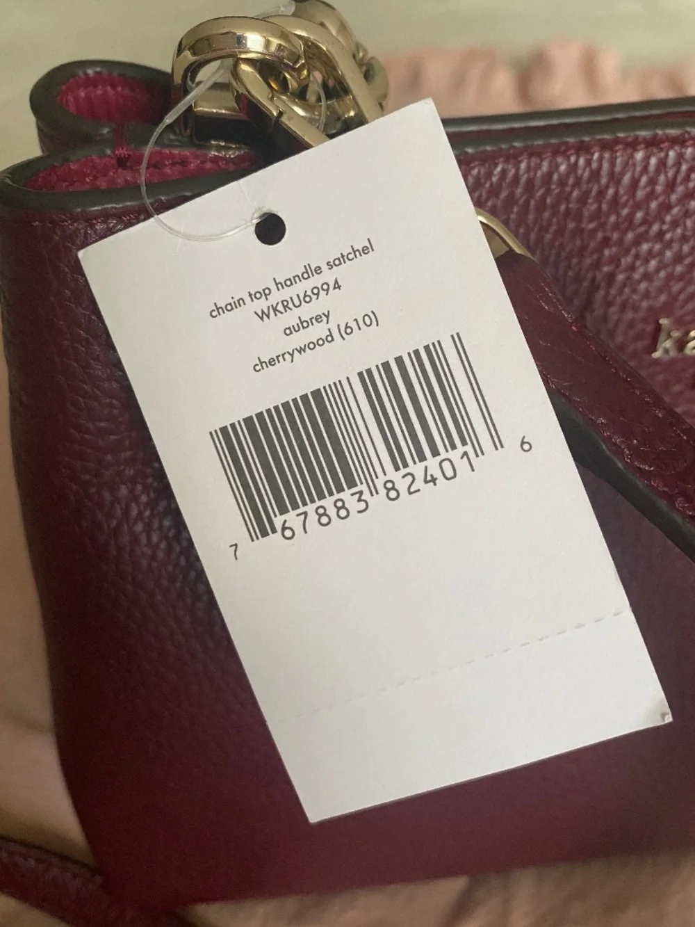 Kate Spade Aubrey Satchel w/ Top-Handle NWT